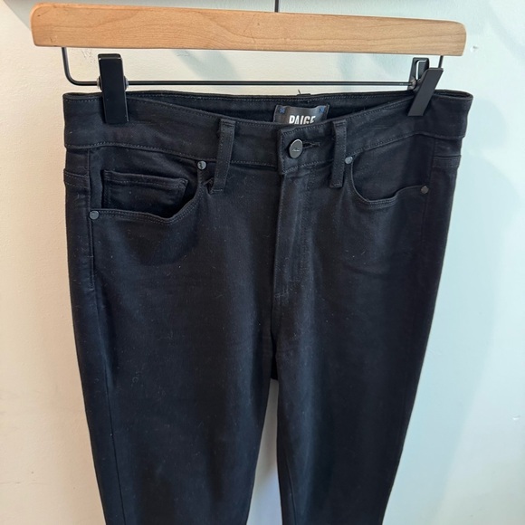 Paige Hoxton Ankle Skinny Jeans in Black Shadow Size 27 - Picture 8 of 12